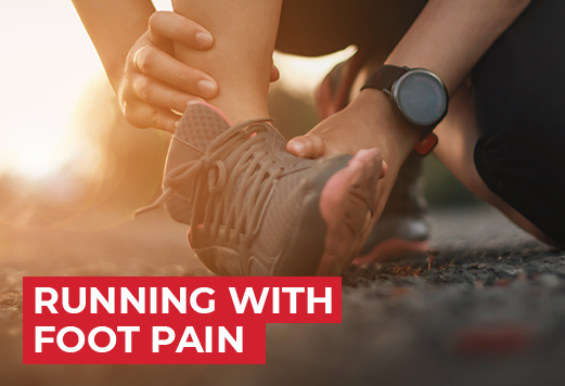 Running with foot pain